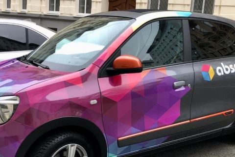 Sportwagen-Vollfolierung